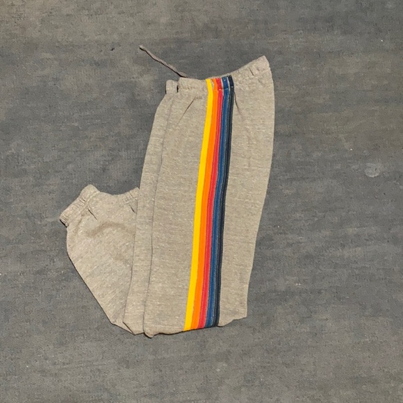 Aviator Nation Pants - Aviator Nation 5 stripe sweatpants